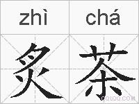 炙茶的拼音
