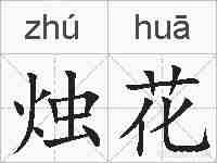 烛花的拼音