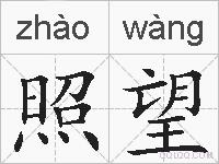 照望的拼音