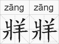 牂牂的拼音