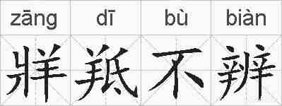 牂羝不辨的拼音
