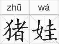 猪娃的拼音