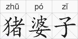 猪婆子的拼音