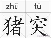 猪突的拼音