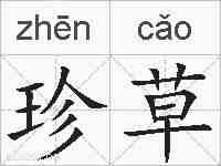 珍草的拼音
