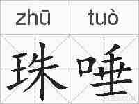 珠唾的拼音
