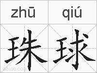 珠球的拼音