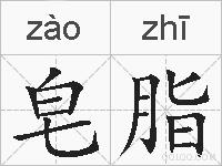 皂脂的拼音