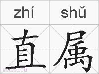 直属的拼音