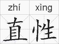 直性的拼音