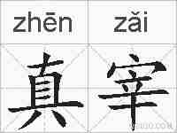真宰的拼音