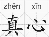 真心的拼音