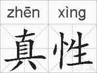 真性的拼音