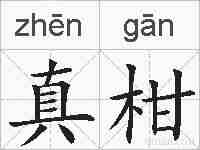 真柑的拼音