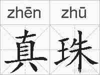 真珠的拼音