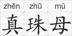 真珠母的拼音