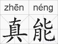真能的拼音