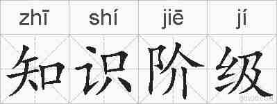 知识阶级的拼音