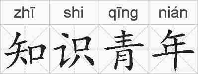 知识青年的拼音
