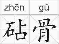 砧骨的拼音