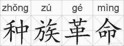 种族革命的拼音