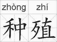 种殖的拼音