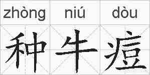 种牛痘的拼音