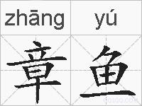 章鱼的拼音