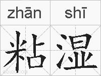 粘湿的拼音