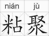 粘聚的拼音