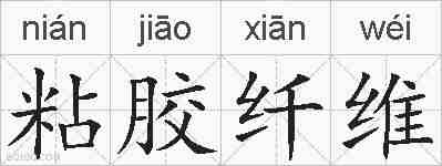 粘胶纤维的拼音