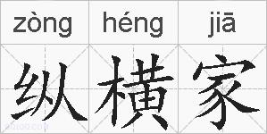 纵横家的拼音