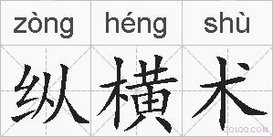 纵横术的拼音
