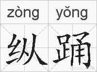 纵踊的拼音