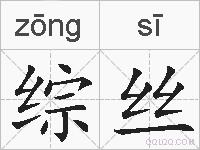 综丝的拼音
