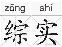 综实的拼音