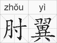 肘翼的拼音