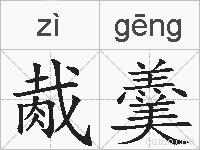 胾羹的拼音