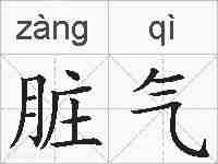 脏气的拼音