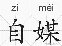 自媒的拼音