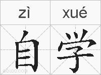 自学的拼音