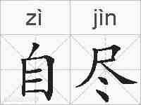 自尽的拼音