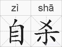 自杀的拼音