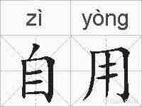 自用的拼音