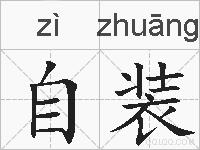 自装的拼音