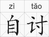 自讨的拼音
