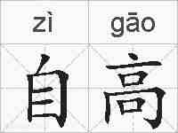 自高的拼音