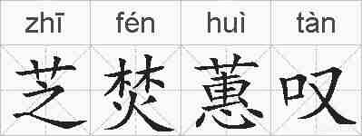 芝焚蕙叹的拼音