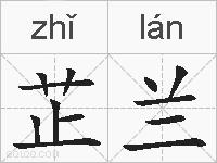 芷兰的拼音