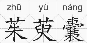 茱萸囊的拼音